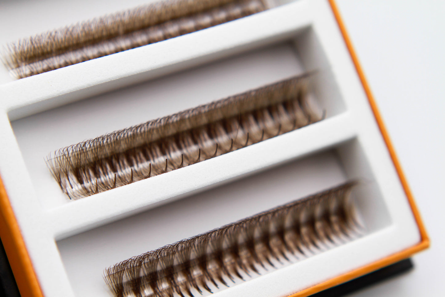 6D Brown Rapid Promade Fans - Caramel