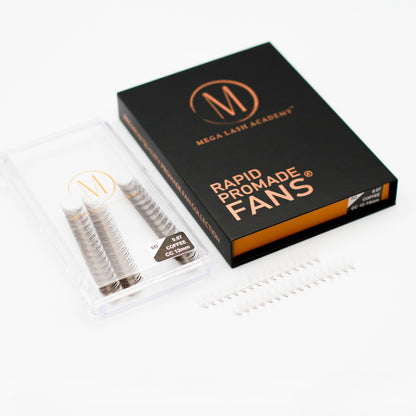 6D Brown Rapid Promade Fans - Coffee