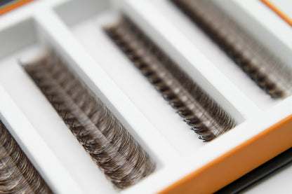 6D Brown Rapid Promade Fans - Coffee