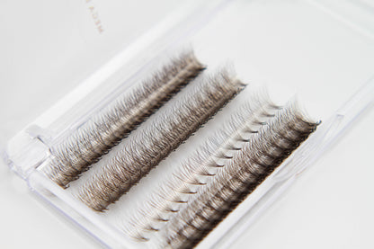 6D Brown Rapid Promade Fans - Coffee