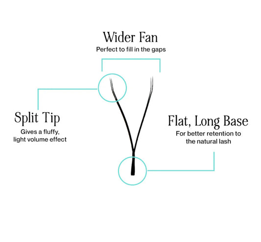 Pretty Little Y's Pre Made Fans .05