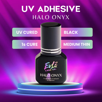 Halo Onyx ⚡️1 second Black LED UV Adhesive