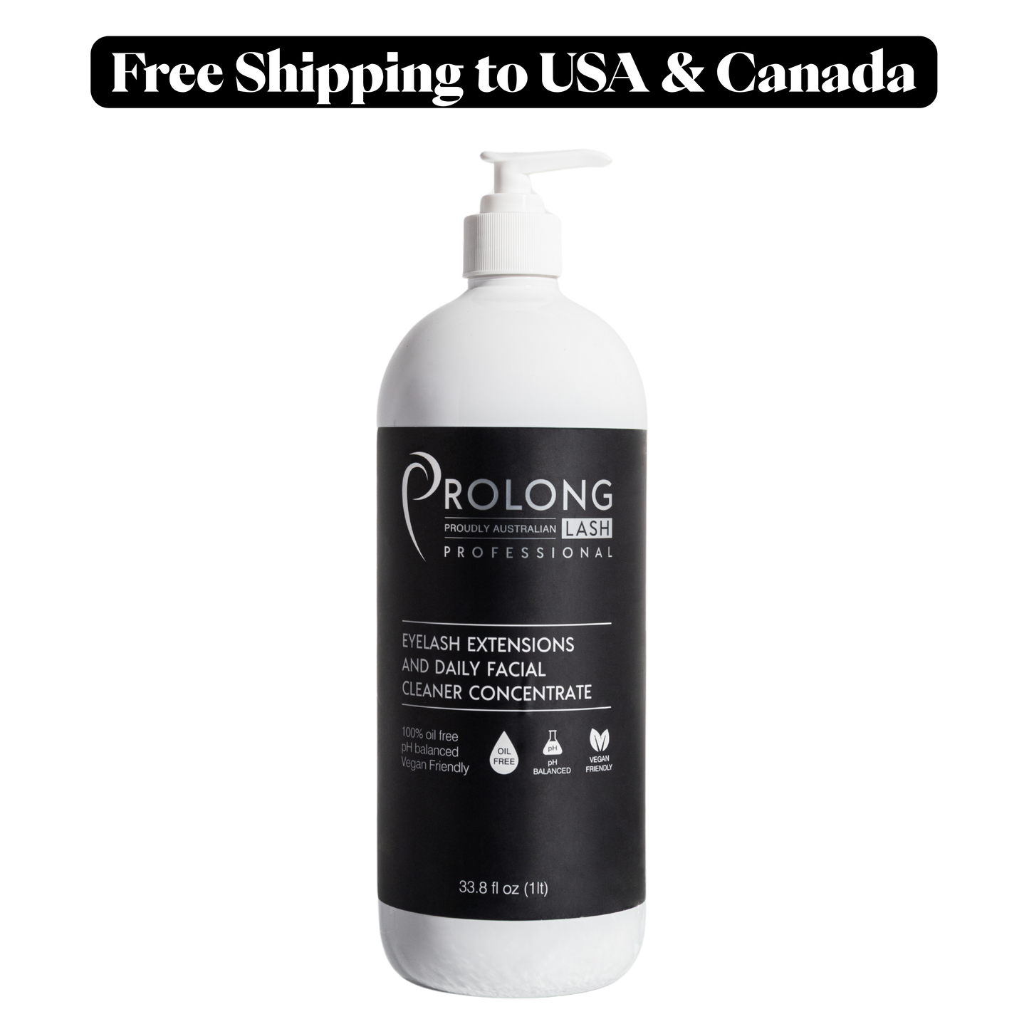 Eyelash Extension Cleanser Concentrate Professional 33.8 fl oz/1 Lt