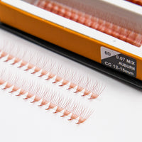6D Brown Rapid Promade Fans - Auburn