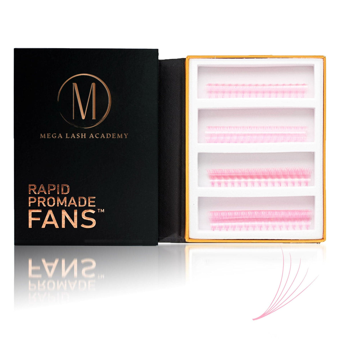 Baby Pink 5D Rapid Promade Fans - 600 Fans