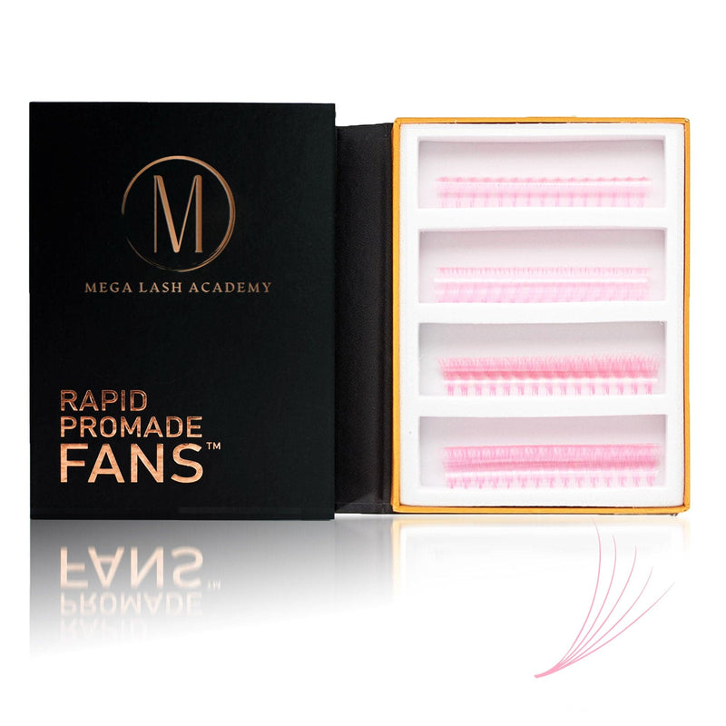 Baby Pink 5D Rapid Promade Fans - 600 Fans
