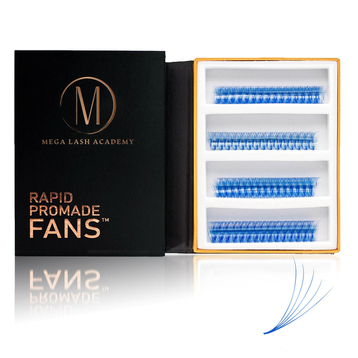 Blue 5D Rapid Promade Fans - 600 Fans