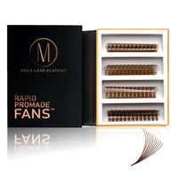 10D Brown Rapid Promade Fans