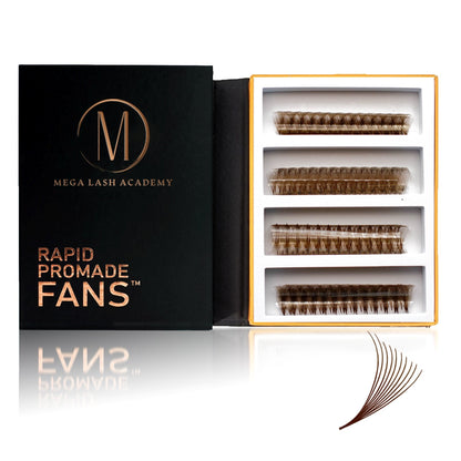 10D Brown Rapid Promade Fans