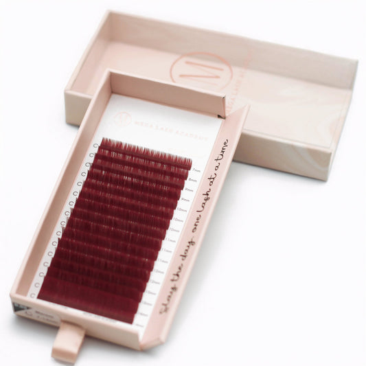 Brown Cashmere Volume - Maroon