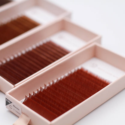 Brown Cashmere Volume - Maroon