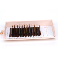 Brown Dual-Tip Flat Lash - Suede