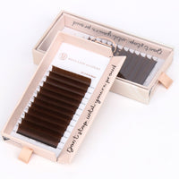 Brown Dual-Tip Flat Lash - Suede