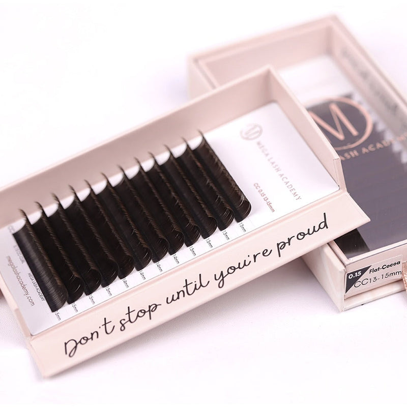 Brown Dual-Tip Flat Lashes - Cocoa