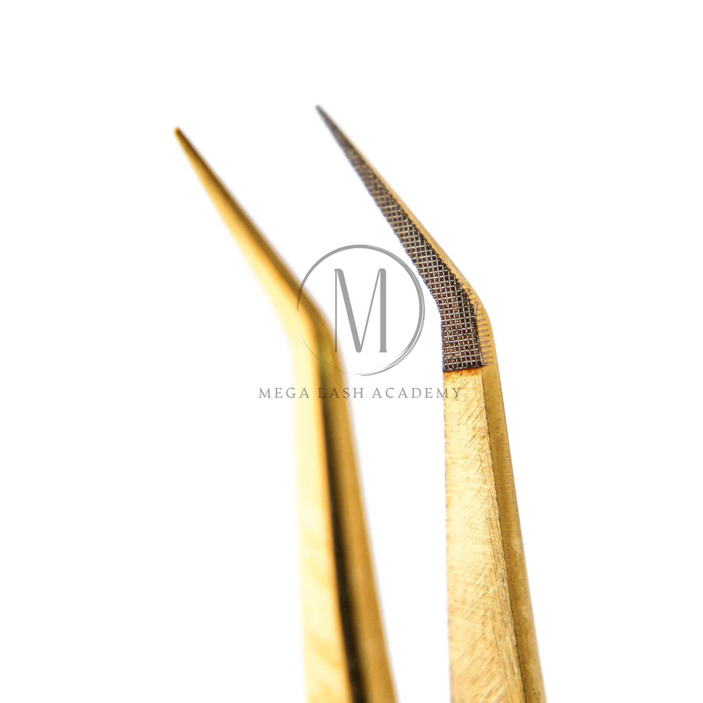 Gold Micro Fiber - MF4 - 45 Degree Volume Tweezers