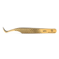 Gold Micro Fiber - MF6 - Hook Volume Tweezers