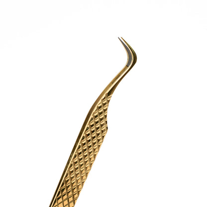 Gold Micro Fiber - MF6 - Hook Volume Tweezers