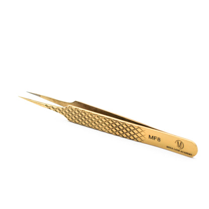 Gold Micro Fiber - MF8 - Straight Isolating Tweezers