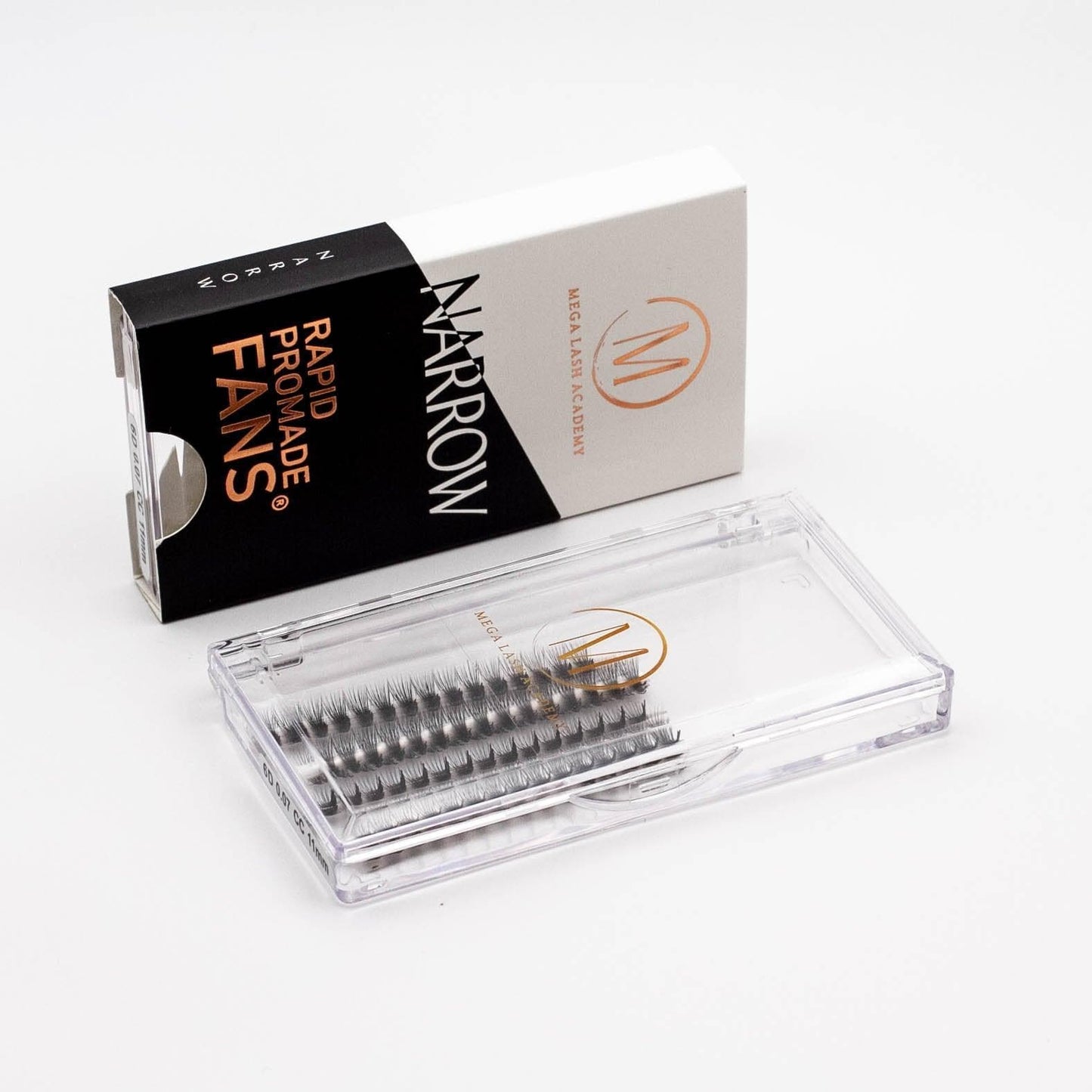 Narrow 10D Rapid Promade Fans® - Single - 500 Fans