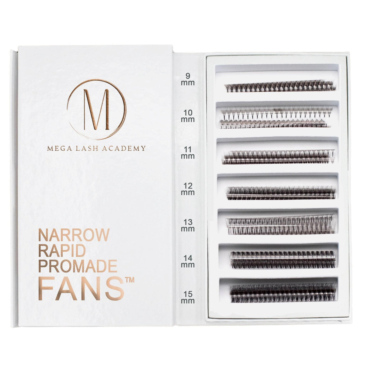 Narrow 6D Rapid Promade Fans® - 1050 Fans