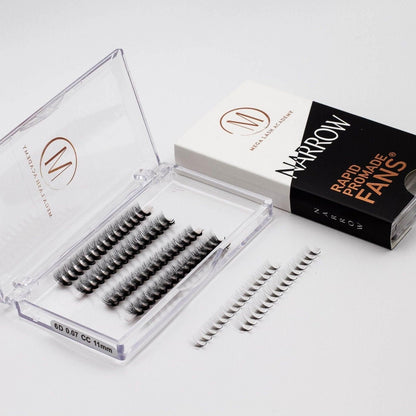 Narrow 8D Rapid Promade Fans® - Single - 500 Fans