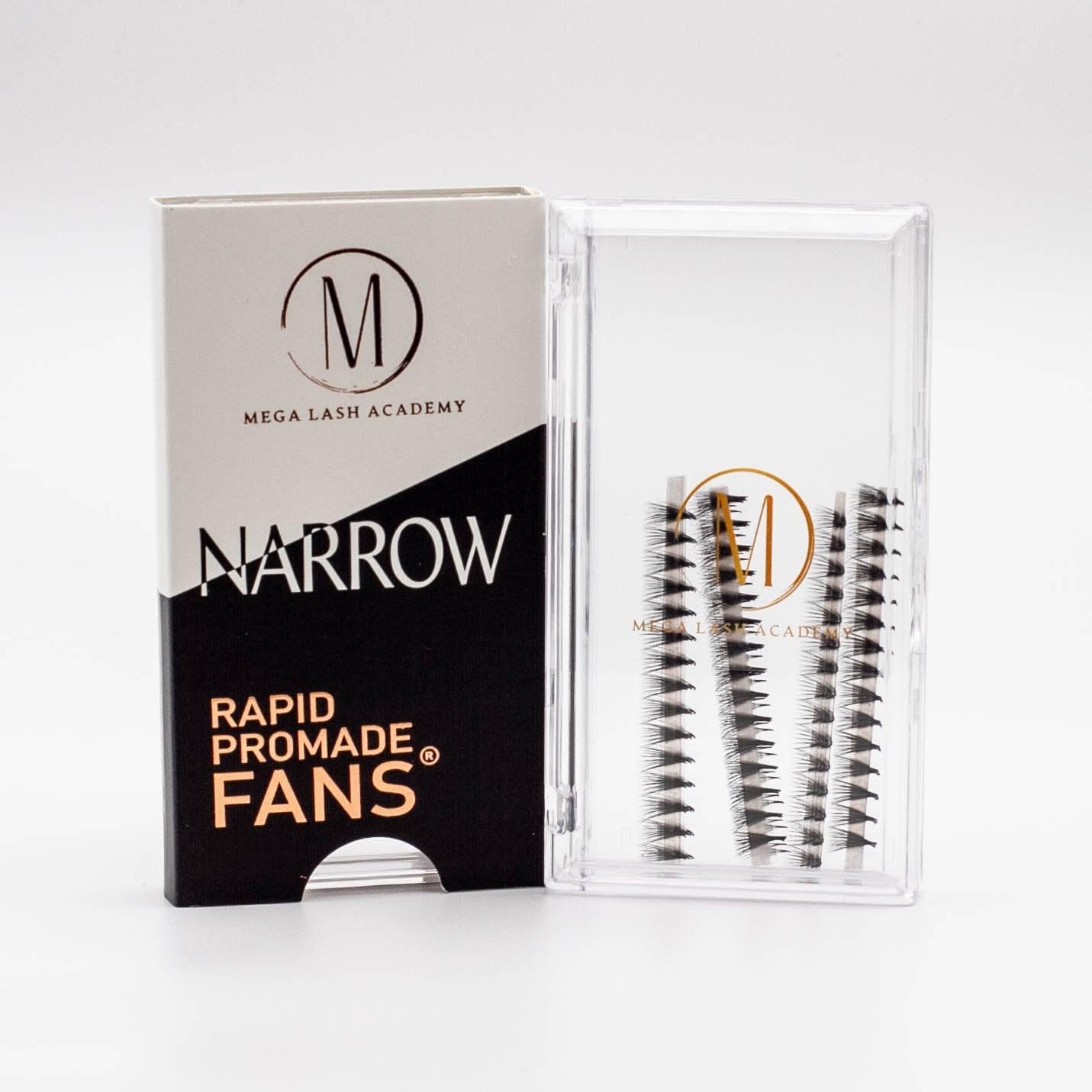 Narrow 8D Rapid Promade Fans® - Single - 500 Fans