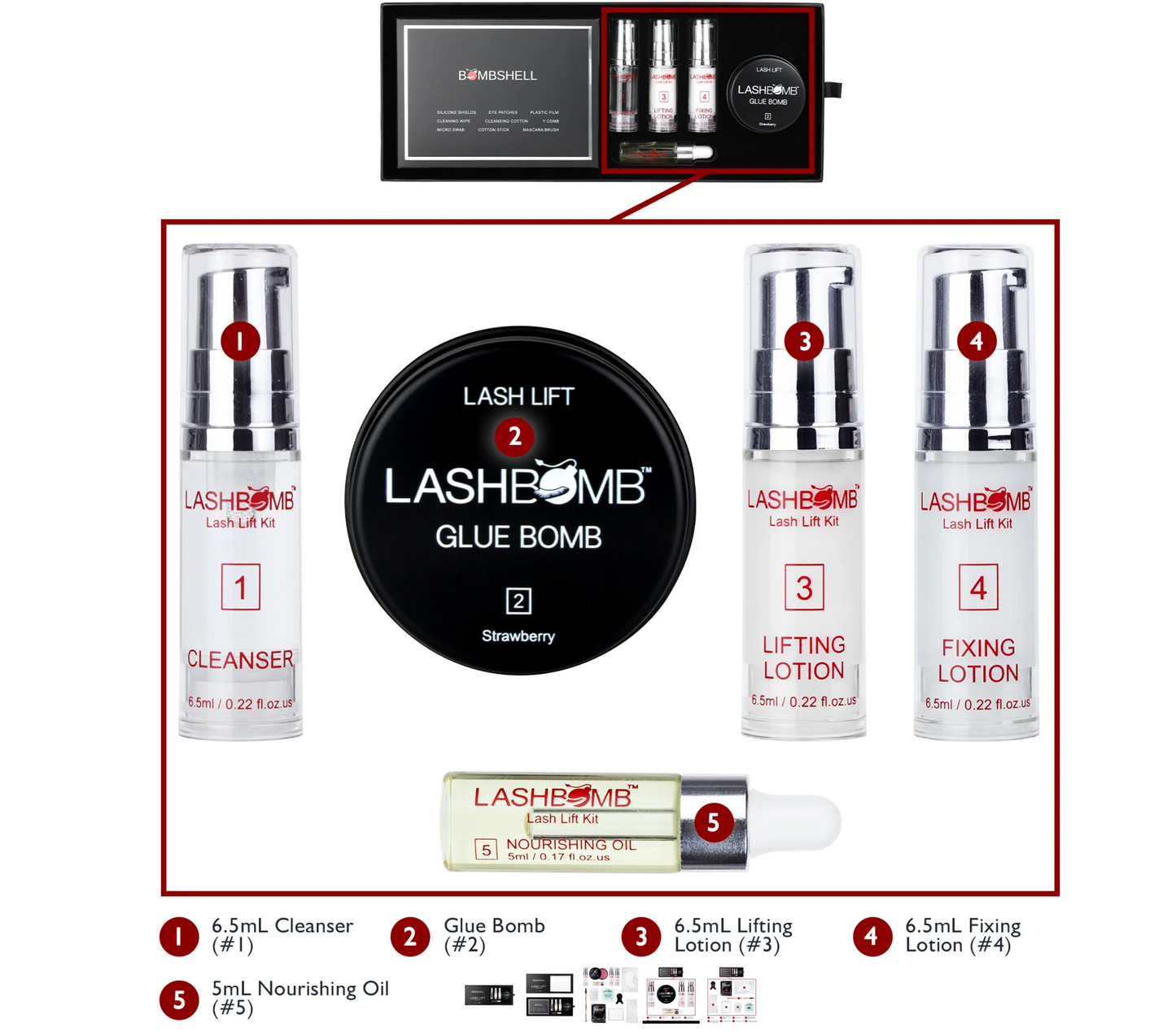 Bombshell Lash Lift Kit