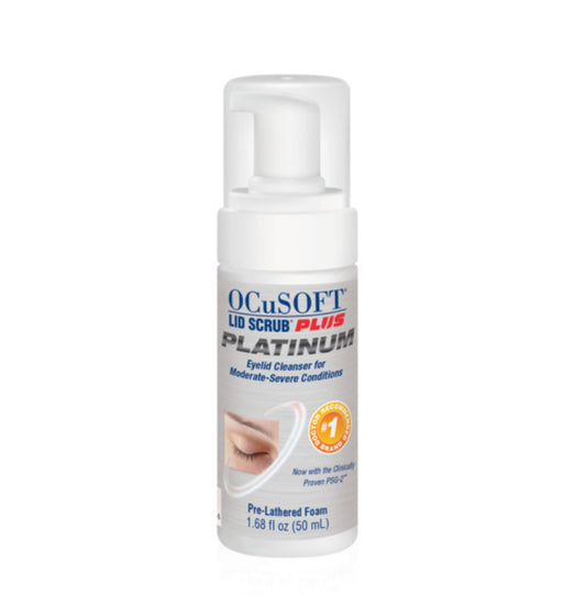 Ocusoft Lid Scrub Plus Platinum Foam 50 Ml