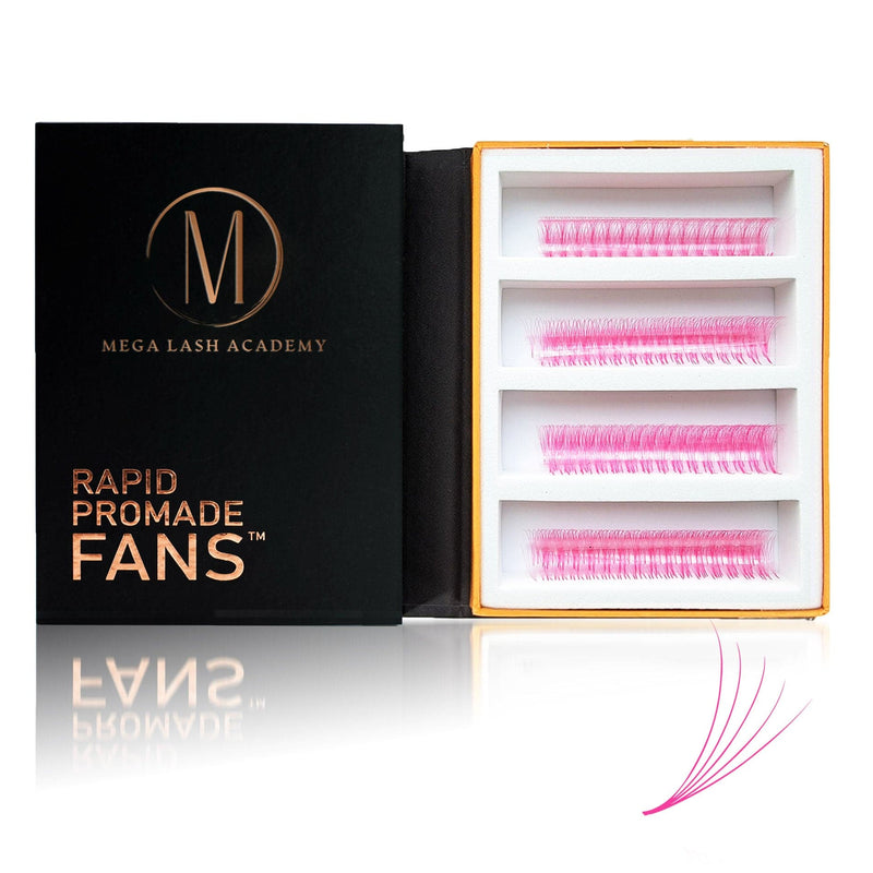 Pink 5D Rapid Promade Fans - 600 Fans