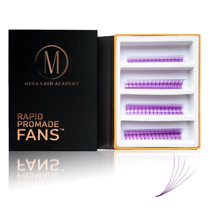 Purple 5D Rapid Promade Fans - 600 Fans