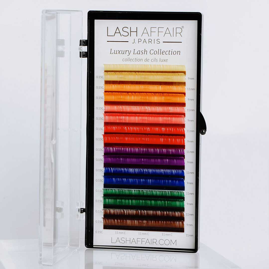 Luxury Rainbow Classic Lash Extensions