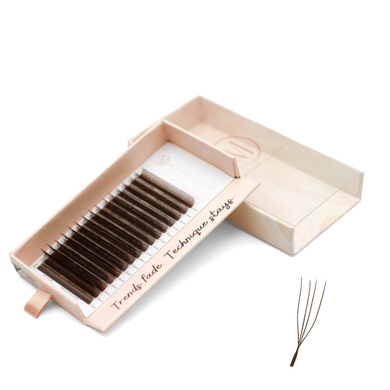Skinny Clover Lashes - Brown