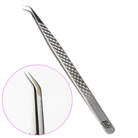 Biggie - Long Angled Fiber Tip Tweezer